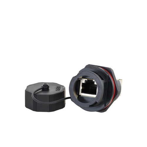 RJ45F母（mǔ）座  RJ45F71 卡扣連接 IP67