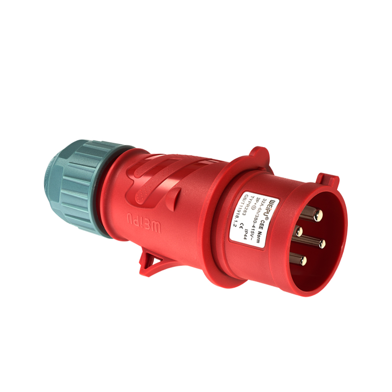 32A (3P+E) 夾（jiá）爪電纜緊固插頭TYPR283-IP44