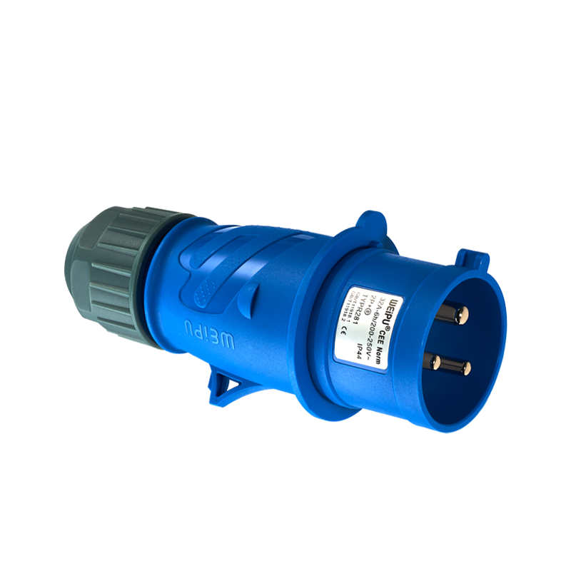 32A (2P+E) 夾爪電纜緊固插頭（tóu）TYPR281-IP44